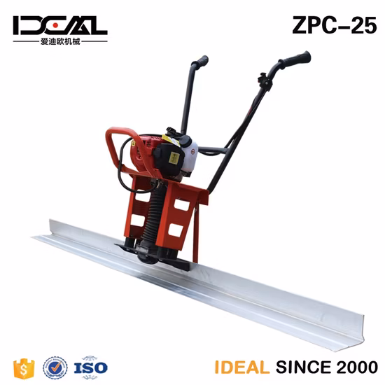 가솔린 엔진 콘크리트 표면 마감 기계용 Zpc-25 도로 눈금자
